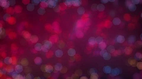 Bokeh of light on dark background. Various colorful patterns. Stock Illustration