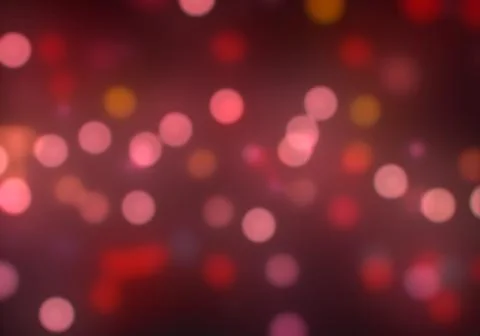 Bokeh of light on dark background. Various colorful patterns. Stock Illustration