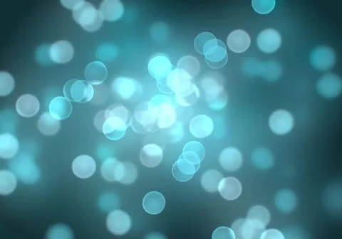 Bokeh of light on dark background. Various colorful patterns. Stock Illustration