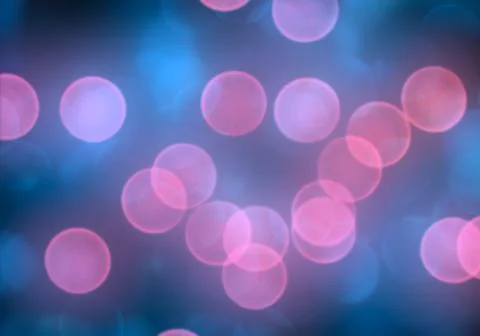 Bokeh of light on dark background. Various colorful patterns. Stock Illustration