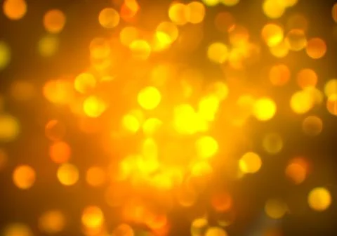 Bokeh of light on dark background. Various colorful patterns. Stock Illustration