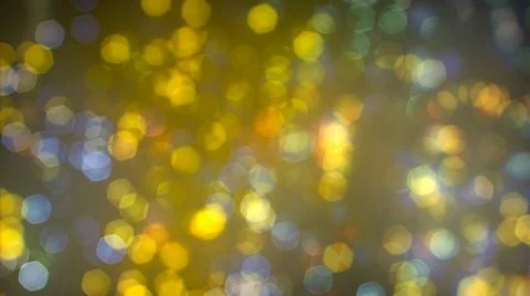 Bokeh of light on dark background. Various colorful patterns. Stock Illustration