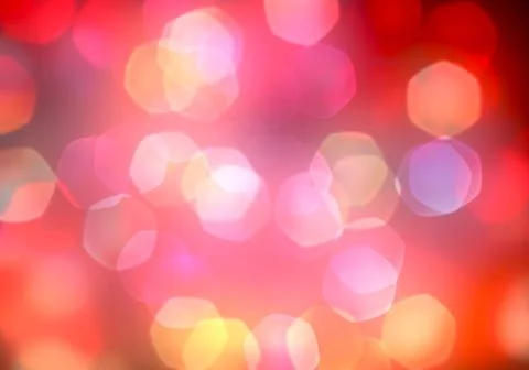 Bokeh of light on dark background. Various colorful patterns. Stock Illustration