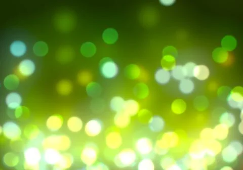 Bokeh of light on dark background. Various colorful patterns. Stock Illustration