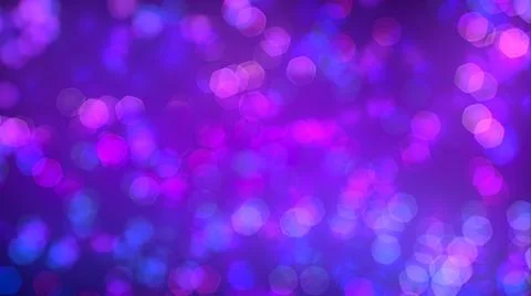 Bokeh of light on dark background. Various colorful patterns. Stock Illustration