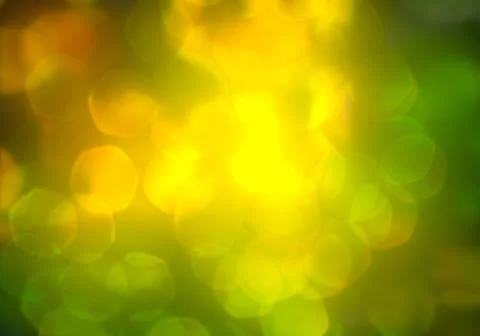 Bokeh of light on dark background. Various colorful patterns. Stock Illustration