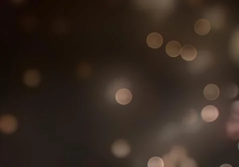 Bokeh of light on dark background. Various colorful patterns. Stock Illustration