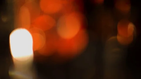 Bokeh light effect abstract background, animation of sparkle circles Stock Footage 125615207