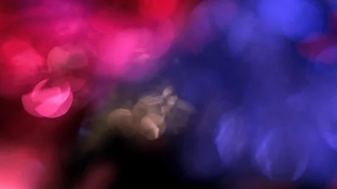 Bokeh light effect abstract background, animation of sparkle circles Stock Footage 125615396