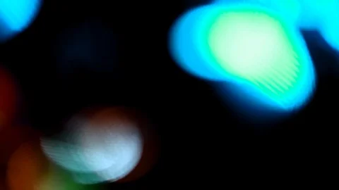 Bokeh light effect abstract background, animation of sparkle circles Stock Footage 125621907