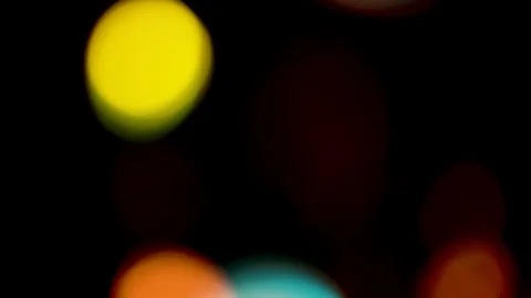 Bokeh light effect abstract background, animation of sparkle circles Stock Footage 125636904