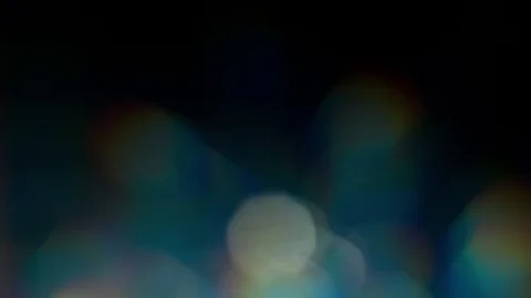 Bokeh light effect abstract background, animation of sparkle circles Stock Footage 125637083