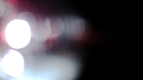 Bokeh light effect abstract background, animation of sparkle circles Stock Footage 125637984