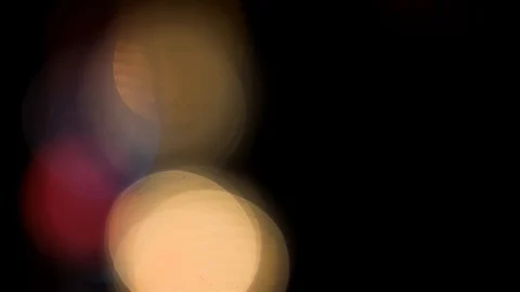 Bokeh light effect abstract background, animation of sparkle circles Stock Footage 125638068