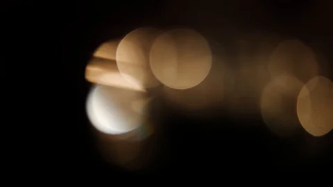 Bokeh light effect abstract background, animation of sparkle circles Stock Footage 125641417