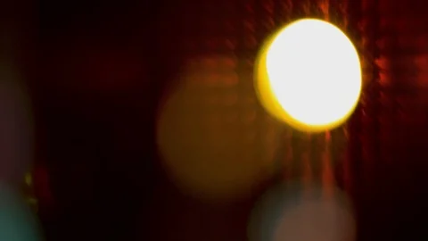 Bokeh light effect abstract background, animation of sparkle circles Stock Footage 125643475