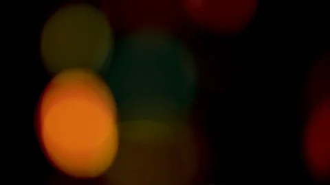 Bokeh light effect abstract background, animation of sparkle circles Stock Footage 125646591