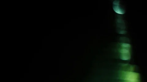 Bokeh light effect abstract background, animation of sparkle circles Stock Footage 125647204