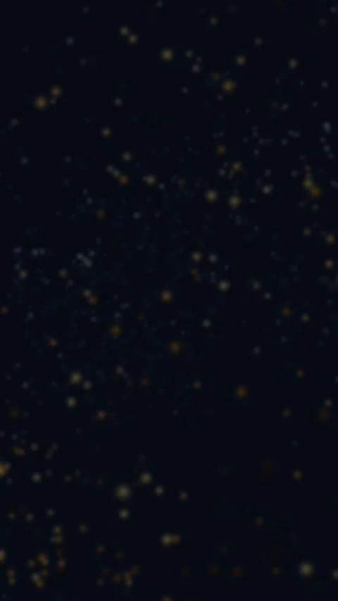 Bokeh light effect background with golden and blue particles Stock Footage 341245968
