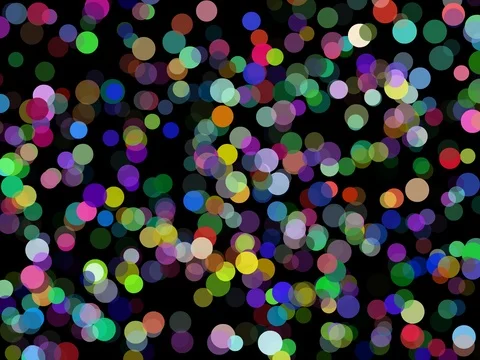 Bokeh light effects with transparent background. Stock Footage 121748955