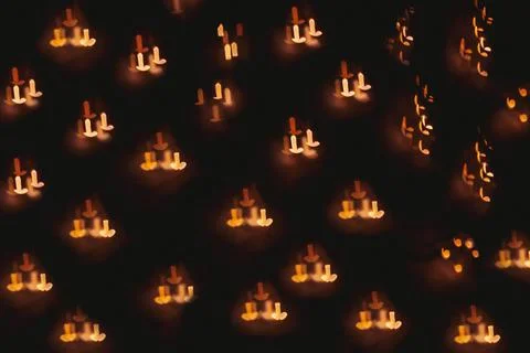 Bokeh of light in the form of a penis Stock Photos