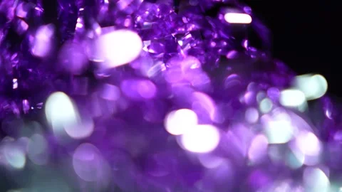 Bokeh light glow effect moving to the right Stock Footage 315317924