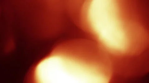 Bokeh Light Leak Transition Overlay - warm, hot lights of bokeh Stock Footage 308993902