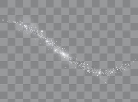 Bokeh light lights effect background. White dust light. Christmas background of Stock Illustration