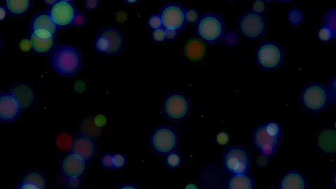 Bokeh Light Multicolor Parade Background 4K Stock Footage 296722026