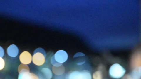 Bokeh light at night Stock Footage 139790808