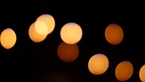 Bokeh light orange warm background concept 스톡 동영상 120213350