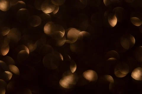 Bokeh light overlay circle pattern brown spot dark Stock Photos
