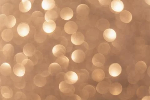 Bokeh light overlay circle pattern golden spots Stock Photos