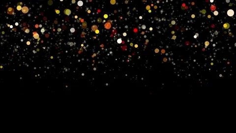 Bokeh Light Particles Falling Down Soft Glow Animation. Vídeos de archivo 320327448