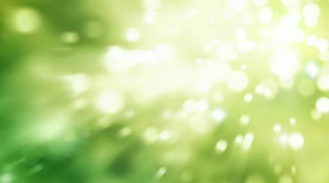 Bokeh light particles green abstract background seamless loop Video stock 67955601