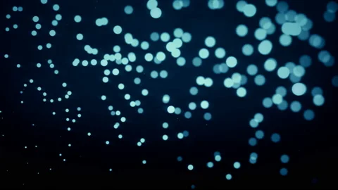 Bokeh Light Particles Overlay Background Stock Footage 123725864