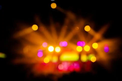 Bokeh light in the pub at night, beautiful light at the time of celebration.  写真素材