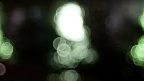Bokeh of light reflecting in water Stock Footage 98359539