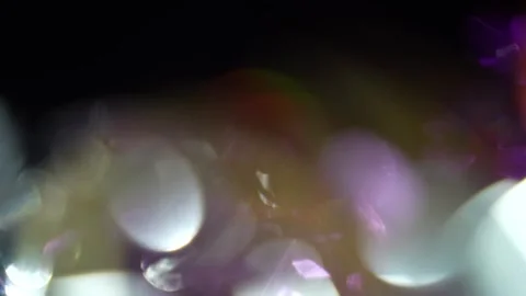 Bokeh light shines in different colored sizes Stock Footage 315315016