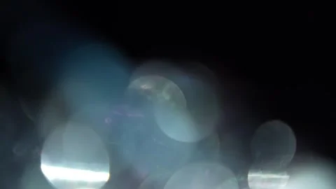 Bokeh light with white light leak Stock Footage 315318533