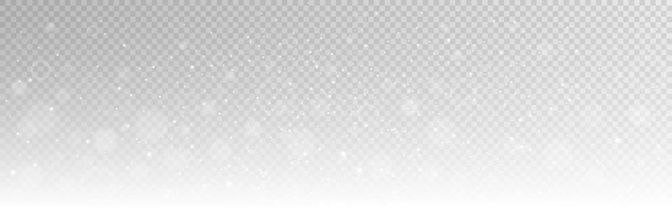 Bokeh light. White particles effect. Silver sparks and dust. Overlay glowin.. Stock Illustration