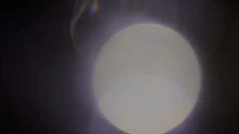 Bokeh, light, White, right side, Black background,  Video stock 320173004