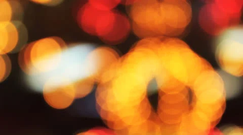 Bokeh lights 01 Stock Footage 23137436
