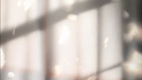 Bokeh Lights Aesthetic Wall Textured, Shadow and Light Background Stock Footage 298318065