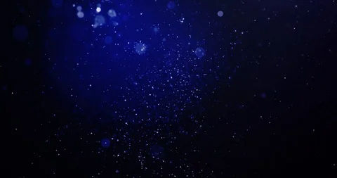 Bokeh lights and Starry Sky, blue Merry Christmas background. Stock Footage 114804396