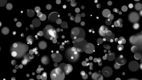 Bokeh lights background. Defocused night lights white particles Stock Footage 89728452