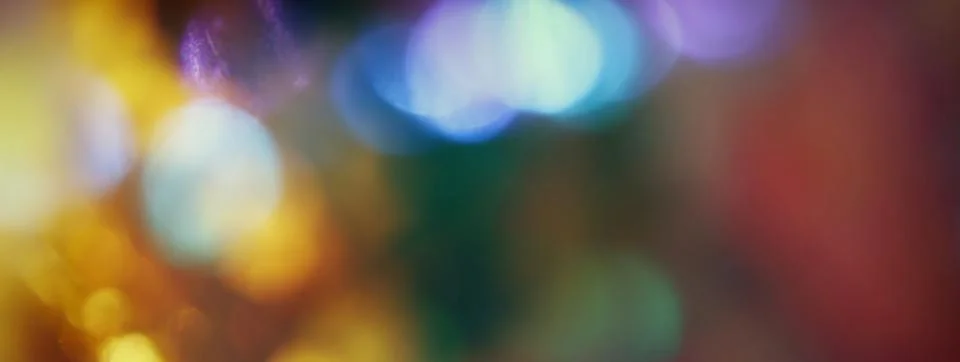 Bokeh lights background with multi layers and colors Stock Photos