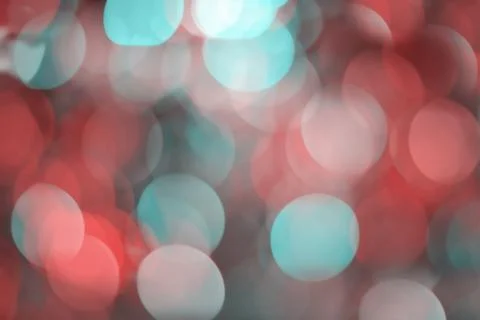 Bokeh lights background, soft focus red and green blurry light spots Stock-Fotos