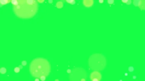 Bokeh lights border, background or title holder on green screen Stock Footage 346758623
