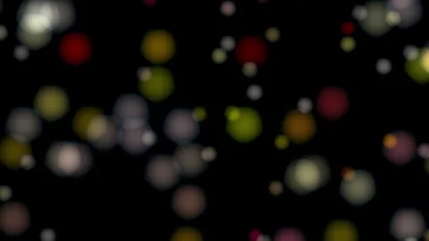 Bokeh Lights Colored HD no alpha Stock Footage 266996275